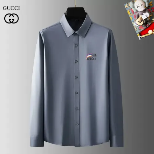 Cheap Gucci Shirts Long Sleeved For Men #1421842, $$40.00 USD On Gucci Shirts