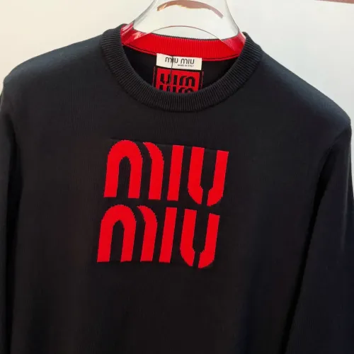 Replica MIU MIU Sweaters Long Sleeved For Unisex #1421949 $82.00 USD for Wholesale