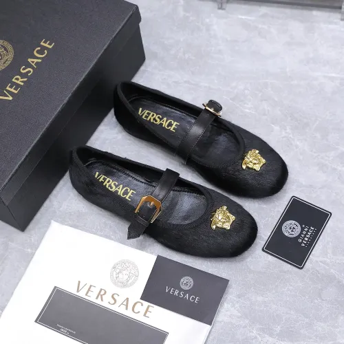 Replica Versace Flat Shoes For Women #1422333 $118.00 USD for Wholesale