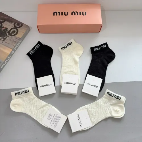 Replica MIU MIU Socks #1422368 $27.00 USD for Wholesale