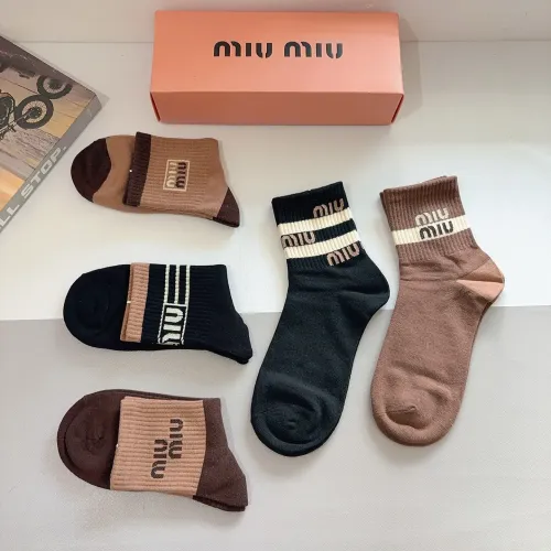 Replica MIU MIU Socks #1422370 $29.00 USD for Wholesale
