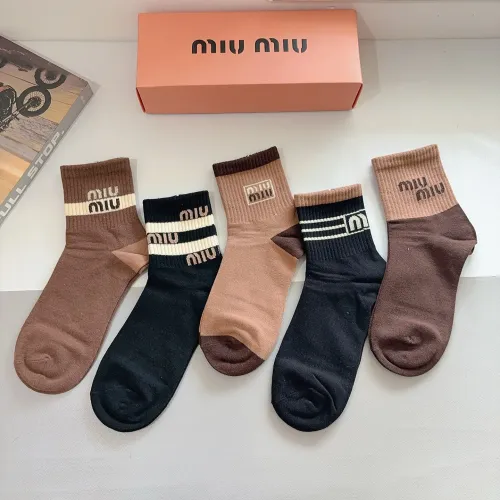 Replica MIU MIU Socks #1422370 $29.00 USD for Wholesale