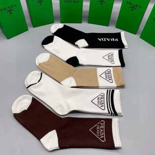 Replica Prada Socks #1422567 $27.00 USD for Wholesale