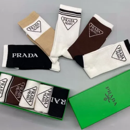 Replica Prada Socks #1422567 $27.00 USD for Wholesale
