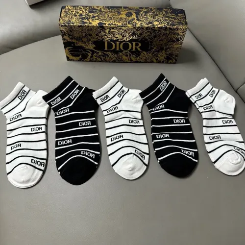 Cheap Christian Dior Socks For Women #1422573, $$25.00 USD On Christian Dior Socks
