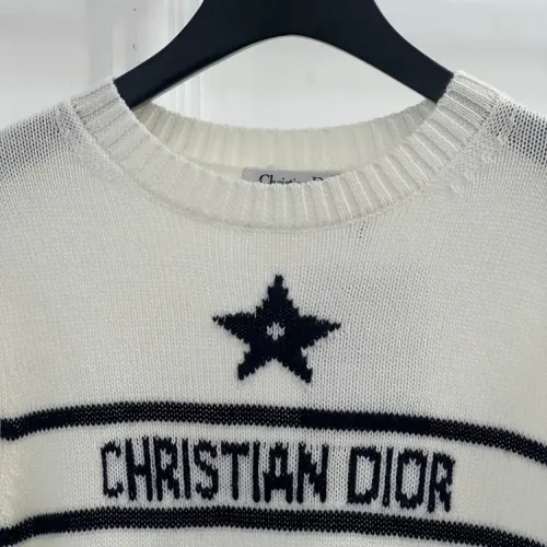 Replica Christian Dior Sweaters Long Sleeved For Women #1422604 $98.00 USD for Wholesale