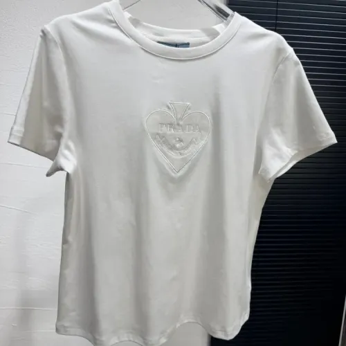 Cheap Prada T-Shirts Short Sleeved For Women #1422621, $$60.00 USD On Prada T-Shirts