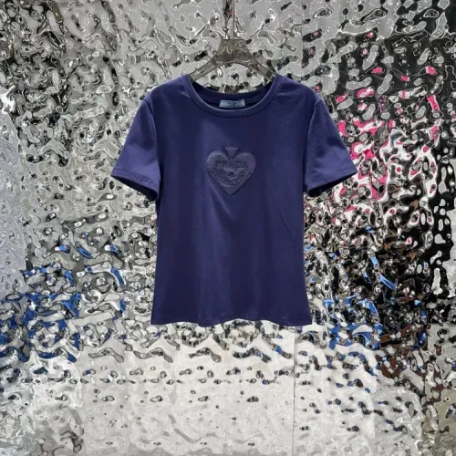 Cheap Prada T-Shirts Short Sleeved For Women #1422622, $$60.00 USD On Prada T-Shirts
