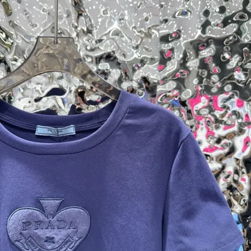 Replica Prada T-Shirts Short Sleeved For Women #1422622 $60.00 USD for Wholesale