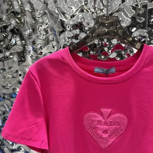 Replica Prada T-Shirts Short Sleeved For Women #1422623 $60.00 USD for Wholesale