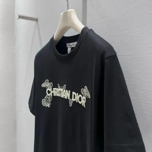 Replica Christian Dior T-Shirts Short Sleeved For Women #1422632 $52.00 USD for Wholesale