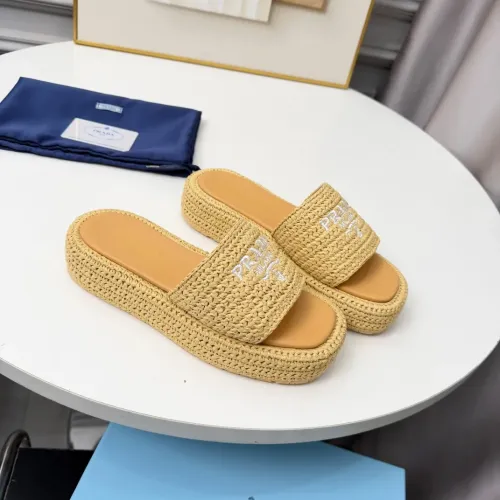 Replica Prada Slippers For Women #1422635 $92.00 USD for Wholesale