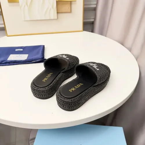 Replica Prada Slippers For Women #1422636 $92.00 USD for Wholesale