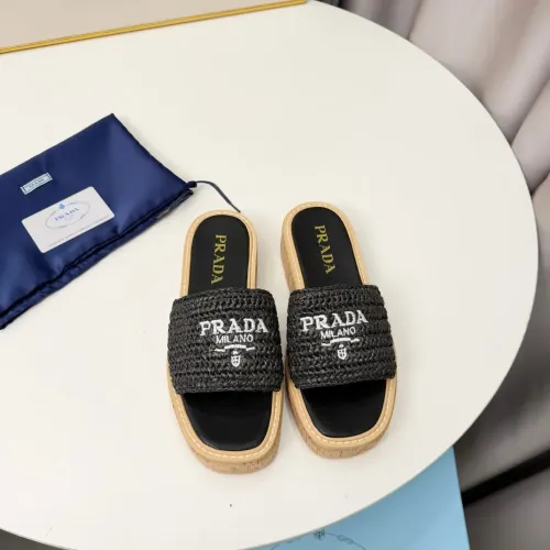 Replica Prada Slippers For Women #1422638 $92.00 USD for Wholesale