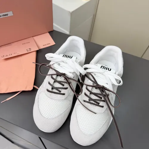 Replica MIU MIU Casual Shoes For Women #1422658 $92.00 USD for Wholesale