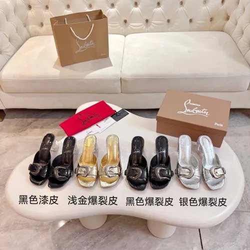 Replica Christian Louboutin CL Slippers For Women #1422743 $100.00 USD for Wholesale