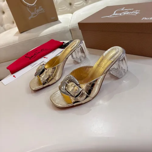 Cheap Christian Louboutin CL Slippers For Women #1422744, $$100.00 USD On Christian Louboutin CL Slippers