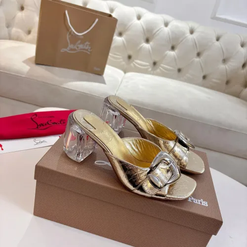 Replica Christian Louboutin CL Slippers For Women #1422744 $100.00 USD for Wholesale