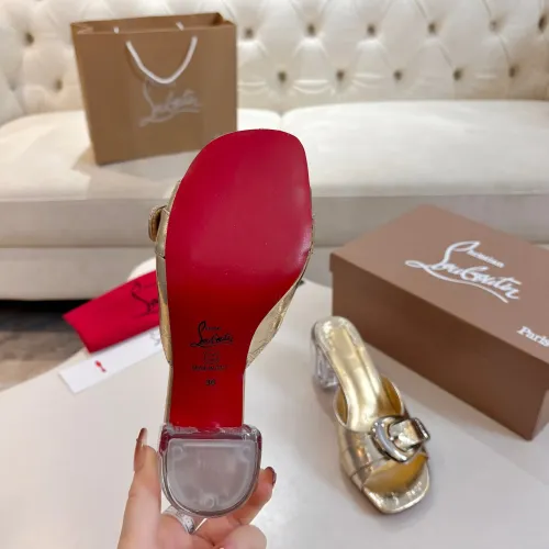 Replica Christian Louboutin CL Slippers For Women #1422744 $100.00 USD for Wholesale