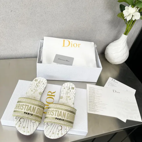 Replica Christian Dior Slippers For Women #1422760 $76.00 USD for Wholesale