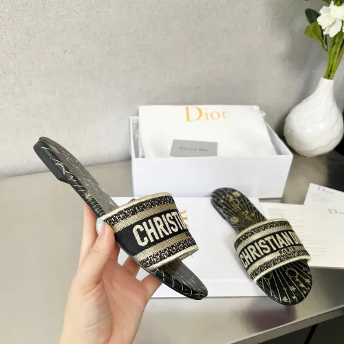 Replica Christian Dior Slippers For Women #1422761 $76.00 USD for Wholesale