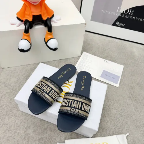 Replica Christian Dior Slippers For Women #1422791 $76.00 USD for Wholesale