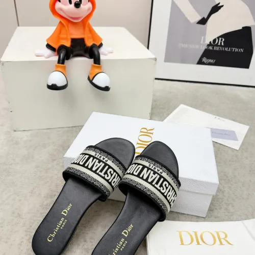Replica Christian Dior Slippers For Women #1422794 $76.00 USD for Wholesale