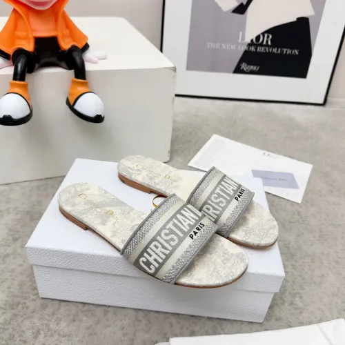 Replica Christian Dior Slippers For Women #1422797 $76.00 USD for Wholesale