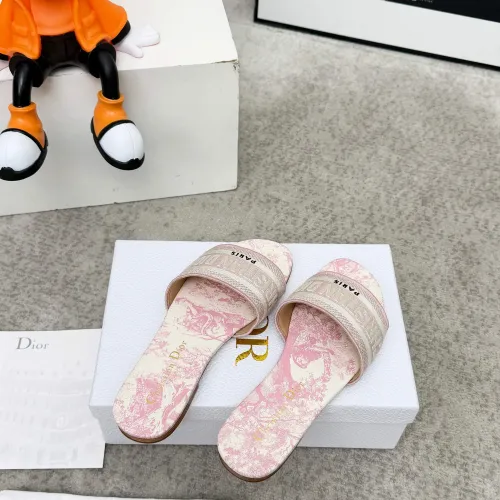 Replica Christian Dior Slippers For Women #1422800 $76.00 USD for Wholesale