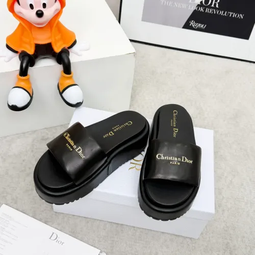 Replica Christian Dior Slippers For Women #1422817 $88.00 USD for Wholesale