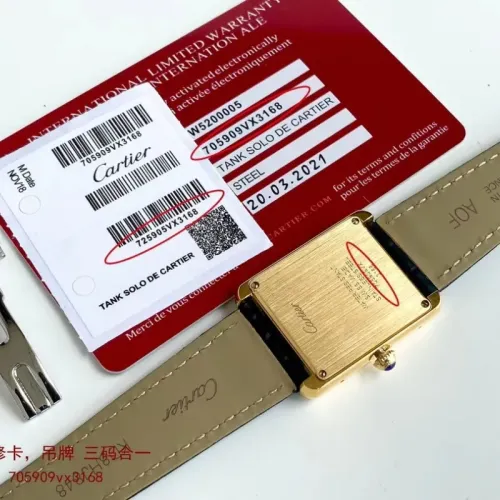Replica Cartier AAA Quality Watches #1422874 $267.77 USD for Wholesale