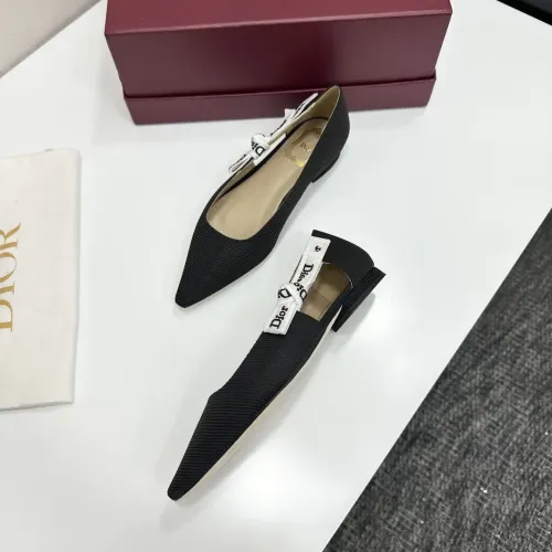 Replica Christian Dior Flat Shoes For Women #1422972 $98.00 USD for Wholesale