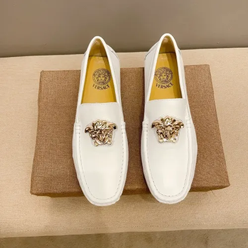 Cheap Versace Leather Shoes For Men #1423011, $$76.00 USD On Versace Leather Shoes