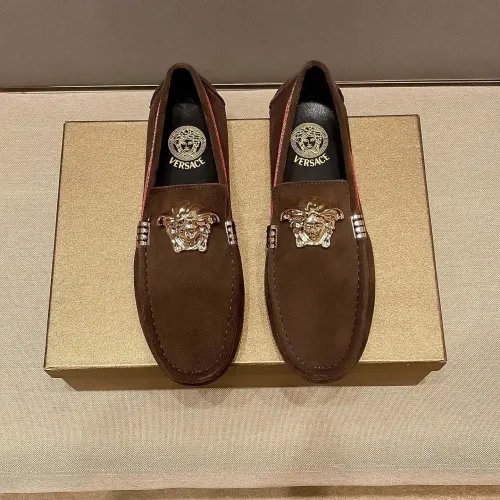 Cheap Versace Leather Shoes For Men #1423013, $$76.00 USD On Versace Leather Shoes