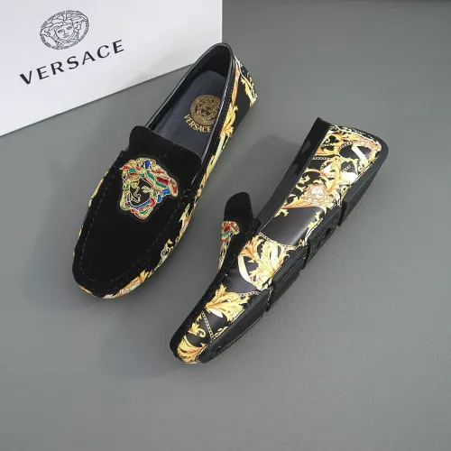 Cheap Versace Leather Shoes For Men #1423014, $$76.00 USD On Versace Leather Shoes