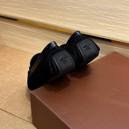 Replica Versace Leather Shoes For Men #1423018 $76.00 USD for Wholesale