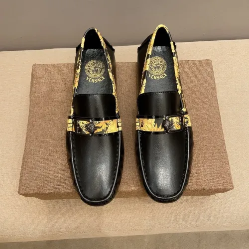 Cheap Versace Leather Shoes For Men #1423030, $$76.00 USD On Versace Leather Shoes