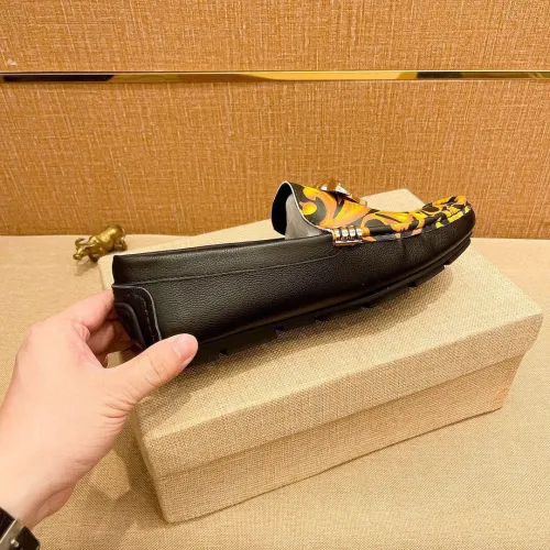 Replica Versace Leather Shoes For Men #1423031 $76.00 USD for Wholesale