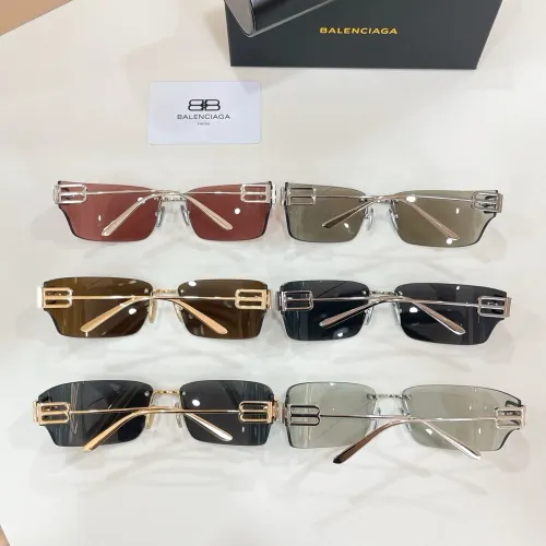 Replica Balenciaga AAA Quality Sunglasses #1423037 $60.00 USD for Wholesale