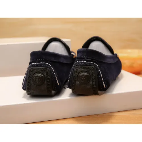 Replica Versace Leather Shoes For Men #1423097 $76.00 USD for Wholesale