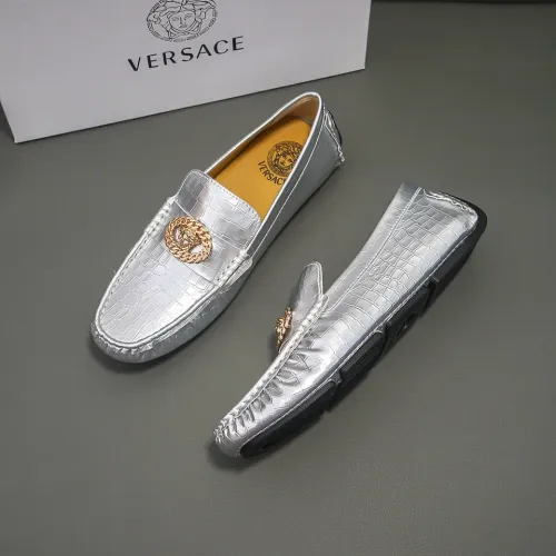 Cheap Versace Leather Shoes For Men #1423105, $$76.00 USD On Versace Leather Shoes