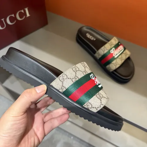 Replica Gucci Slippers For Men #1423123 $52.00 USD for Wholesale