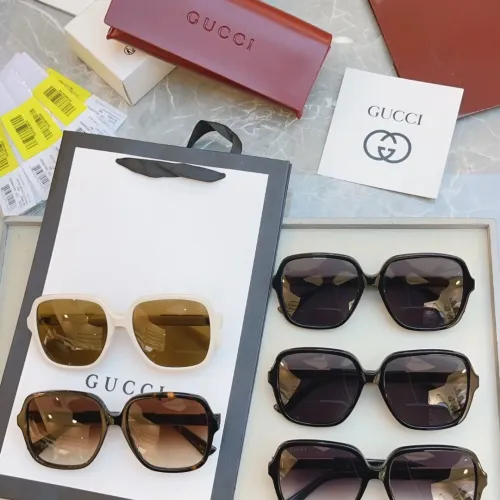 Replica Gucci AAA Quality Sunglasses #1423179 $56.00 USD for Wholesale