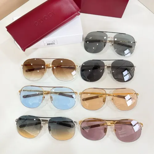 Replica Gucci AAA Quality Sunglasses #1423191 $60.00 USD for Wholesale