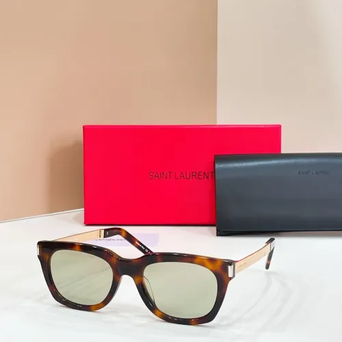 Cheap Yves Saint Laurent YSL AAA Quality Sunglasses #1423312, $$60.00 USD On Yves Saint Laurent YSL AAA Quality Sunglasses