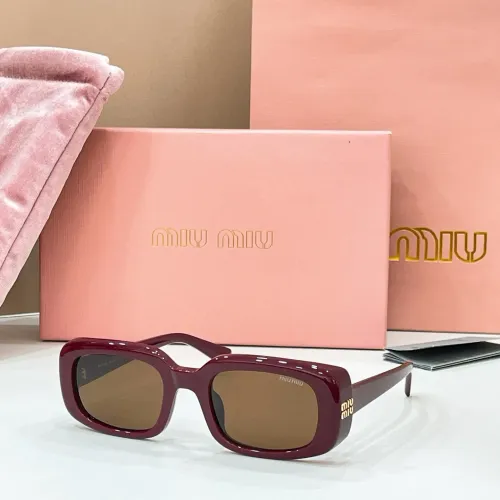 Cheap MIU MIU AAA Quality Sunglasses #1423319, $$60.00 USD On MIU MIU AAA Sunglasses