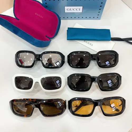 Replica Gucci AAA Quality Sunglasses #1423341 $60.00 USD for Wholesale