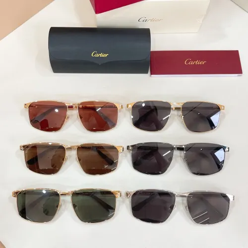 Replica Cartier AAA Quality Sunglassess #1423391 $60.00 USD for Wholesale