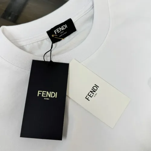 Replica Fendi T-Shirts Short Sleeved For Unisex #1423444 $32.00 USD for Wholesale