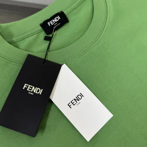Replica Fendi T-Shirts Short Sleeved For Unisex #1423445 $32.00 USD for Wholesale